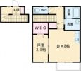 コンフォート新野辺Cの間取り画像