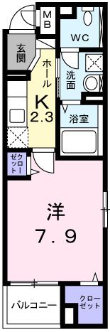 Amenity Westの間取り画像