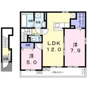 ロワゾーブルーLの間取り画像