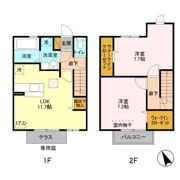 Toit Vert(トワ ヴェール）の間取り画像