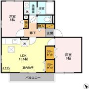 ハイツ クリノンの間取り画像