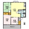 セジュール北八代 A棟の間取り画像