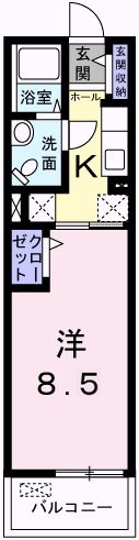 アクロポリスⅤの間取り画像
