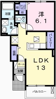 プロムナードコルヌスフロリダⅢの間取り画像
