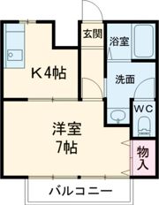 アルカディア幸の間取り画像