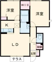 シャーメゾン中津の間取り画像