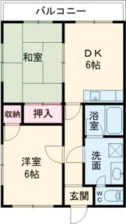 ベルメゾンKの間取り画像