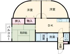 ロイヤルコーポ伊保2の間取り画像