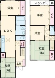 高畑戸建（N邸）（176-35）の間取り画像