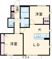 MAST COURT 加古川南 E棟の間取り画像