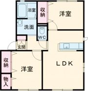 シャーメゾン大中の間取り画像
