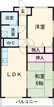 グランヴィラIIの間取り画像