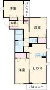 アラヤガーデンの間取り画像