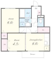 カロッテガルテンの間取り画像