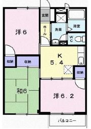 サンシャルマン勝原の間取り画像