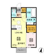 シュロス下津の間取り画像
