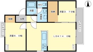クレアの間取り画像