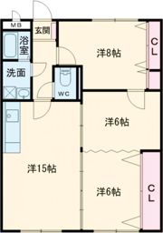 プルミエール鹿子前壱番館の間取り画像