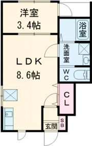 ブランテラス尾上町の間取り画像