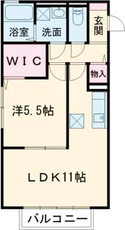 アンソレイエの間取り画像