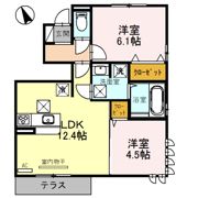 ジャルダン亀山の間取り画像