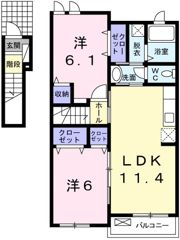 アンジュの間取り画像
