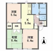 ディアス大塩の間取り画像