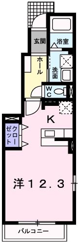 グラースアンジュDの間取り画像