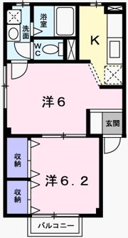 エルムAの間取り画像