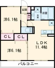 ベルフォーレⅡの間取り画像