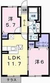 グランドゥールCの間取り画像