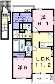 エスペランサ天神Ⅳの間取り画像
