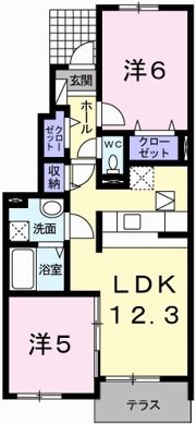 アバンツァート東浜の間取り画像