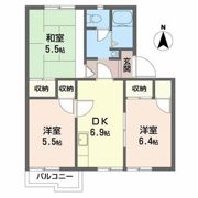 コスモスハイツの間取り画像