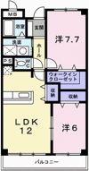 ラフォーレ広畑の間取り画像