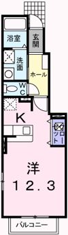 ピュールメゾンⅡの間取り画像