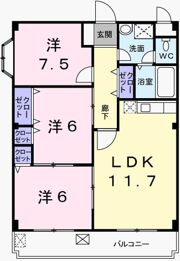 フラッツ・アイの間取り画像
