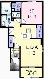 サンリット福崎Ⅱの間取り画像