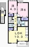 ラフレシール・ベルⅢの間取り画像