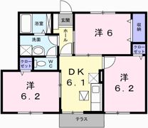 サンライト・ヴィラⅠの間取り画像