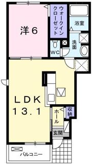 クオーレⅠの間取り画像