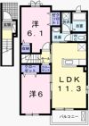 セレーノ カーサⅡの間取り画像
