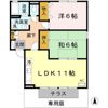 JAハイツ谷川Ⅰ A棟の間取り画像