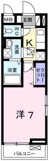 フリーデハクロの間取り画像