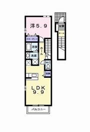 コリーヌメゾンの間取り画像