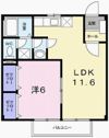 ハイツファミィールの間取り画像
