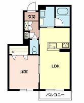 エクセレンス喜田の間取り画像