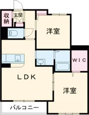 シャーメゾン きたの間取り画像