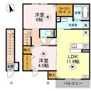 ステラ A棟の間取り画像