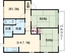 セファミ小野Aの間取り画像